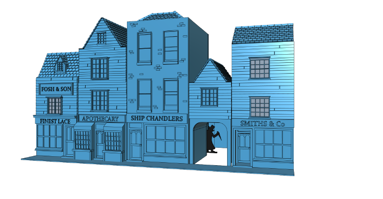 Ripper's London - The Shops Part 3 - The Ship Chandlery | 3d print model