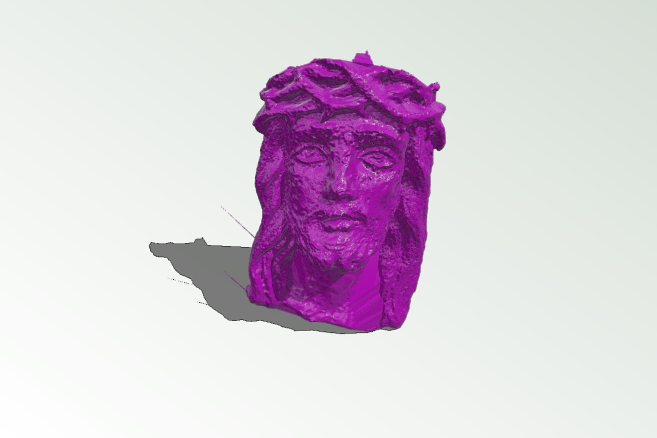Jesus face + base