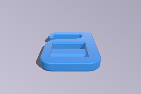 EVOC backpack helmet compartment strap hook | 3d print model