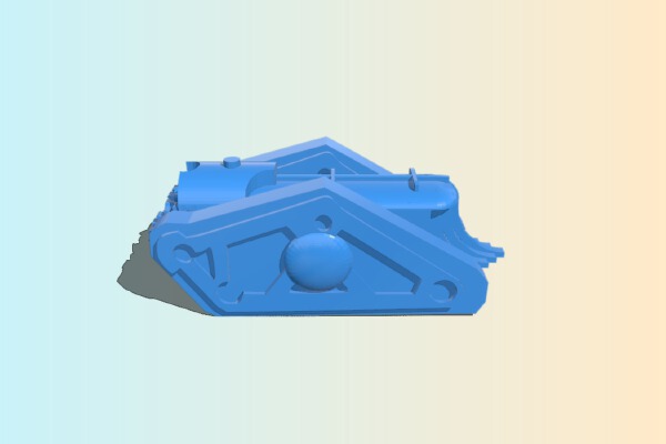 Epic 40k Adeptus Mechanicus Triaros (Minoris with assault pod) | 3d print model