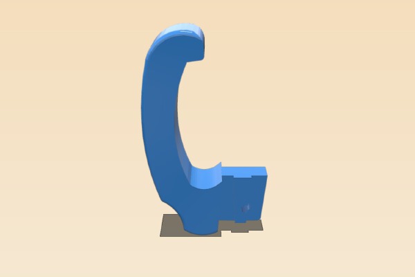 Handle of italian coffee maker Oroley 1950 | 3d print model