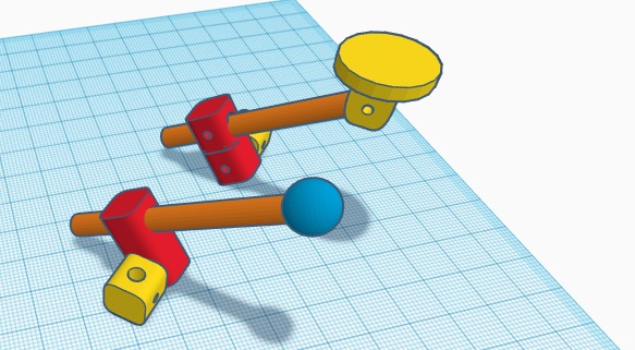 RC Bare Chassis for displaying 1_10 drift shell & wheels | 3d print model