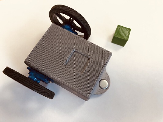 Suiveur de ligne ( pour le projet convoyeur ) | 3d print model