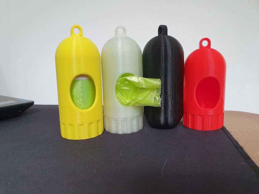 Dog poop bag holder