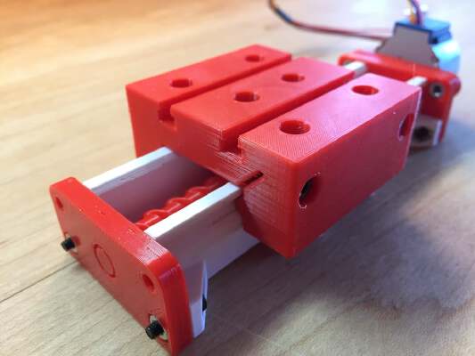 Linear Ball Bearing Stepper Slide | 3d print model