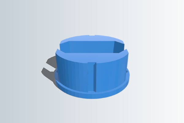 AC EU 'L' type Plug to KR Plug socket Adapter (Korea Type) | 3d print model