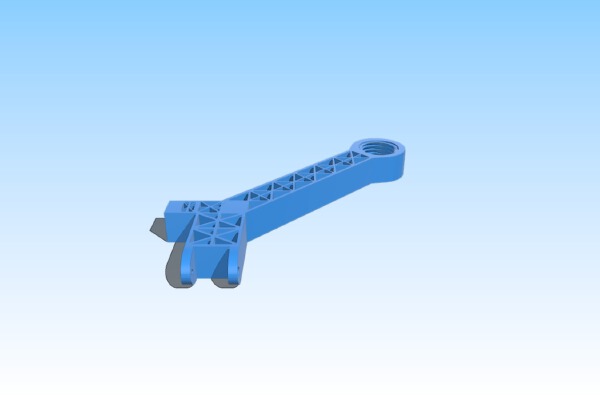 Ender 3 V2 Side Spool Holder with Bearing Arm | 3d print model