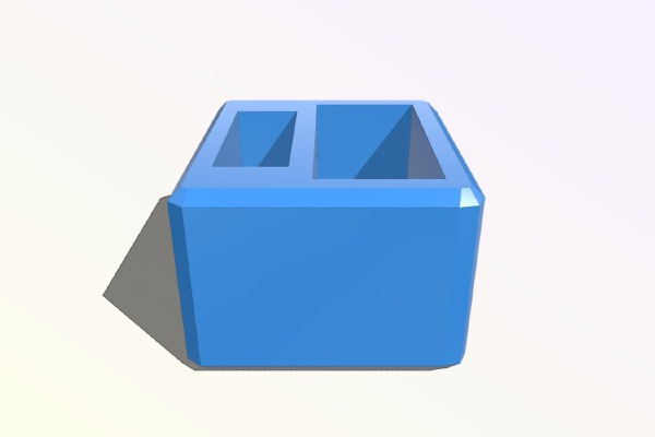 USB thumb drive rack | 3d print model