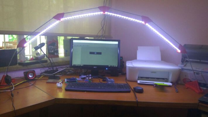 Simplified LED bridge lamp | 3d print model