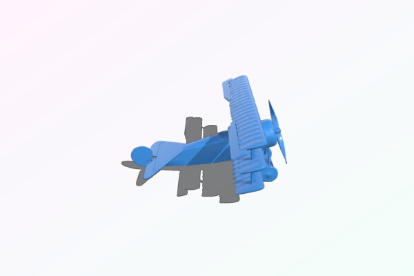 Aircraft Fokker Dr1 | 3d print model