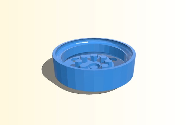 Semi Wheel Outside | 3d print model