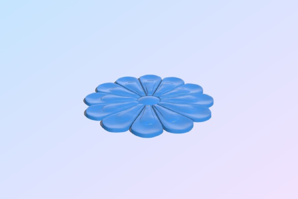 Pattern flowers | 3d print model