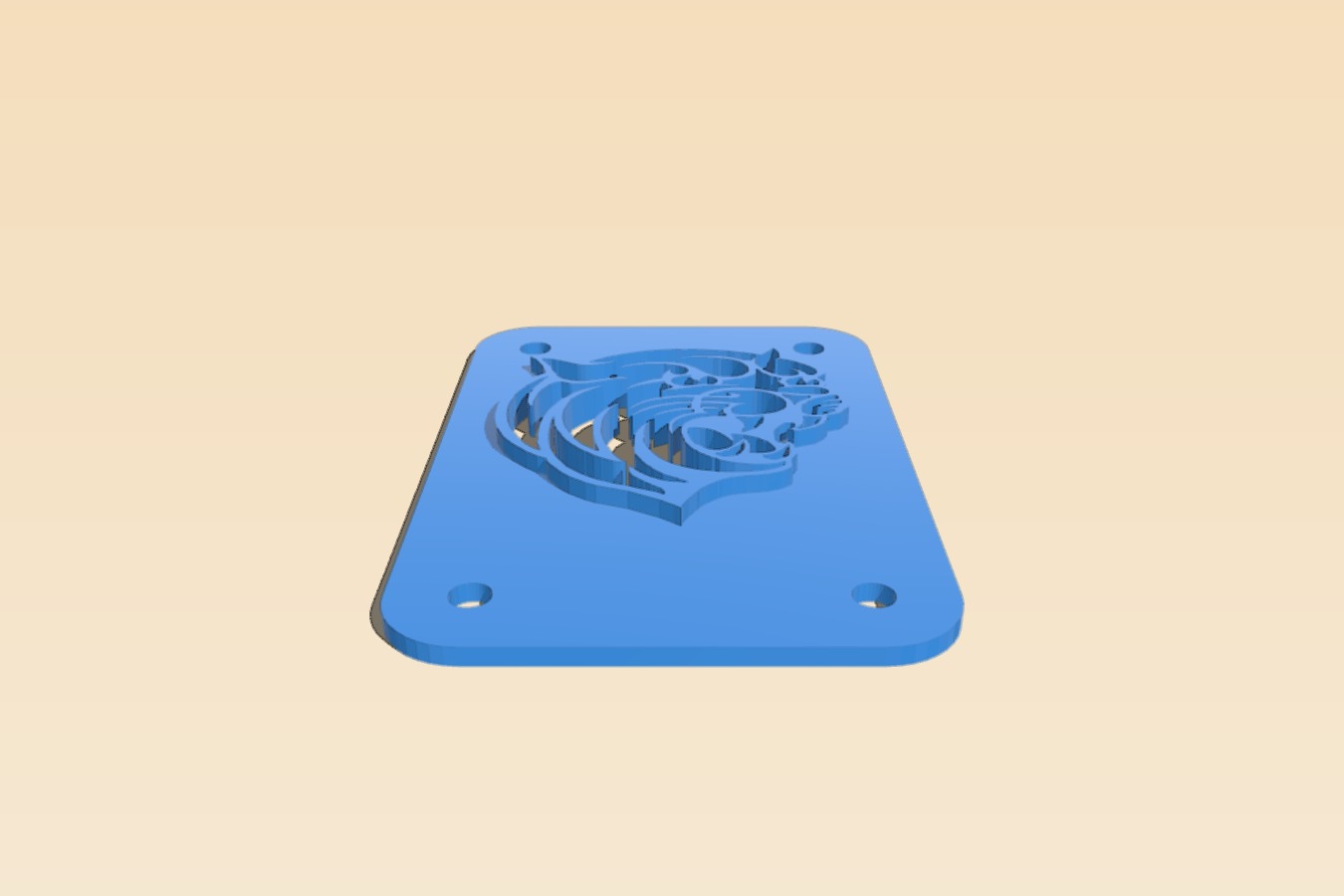 Johnson & Wales University Wildcat Badge for MendelMax