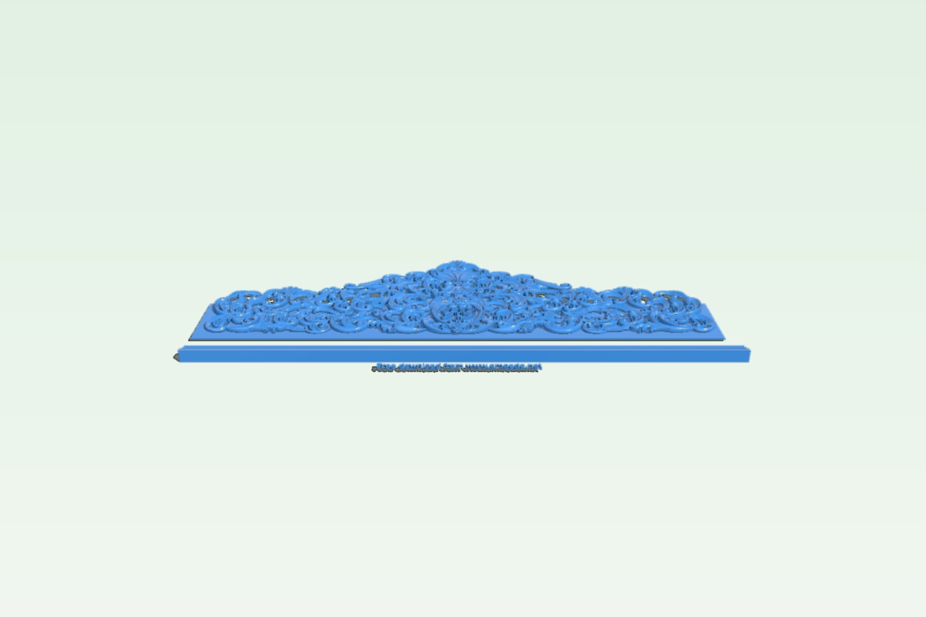 Bed frame pattern