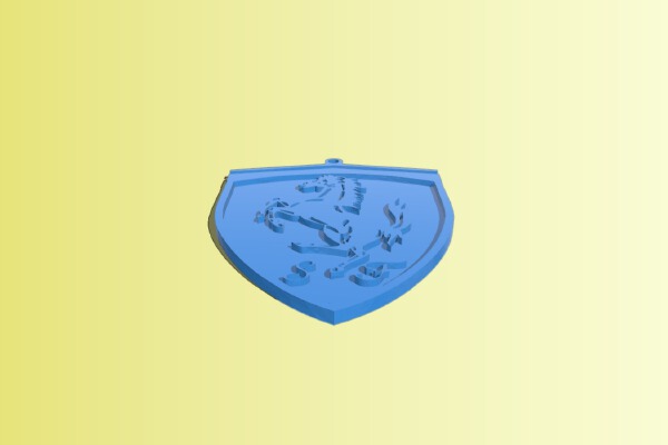 Ferrari keychain logo | 3d print model