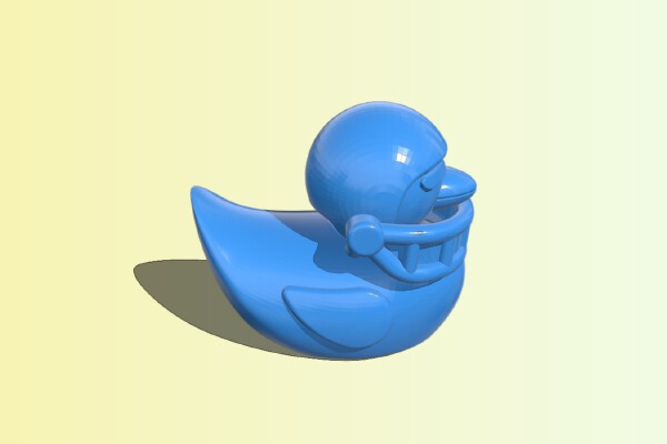 Touchdown Duck | 3d print model