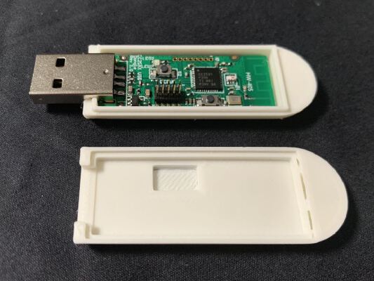 Ti CC2531 Zigbee USB Stick Case with rounded edges | 3d print model