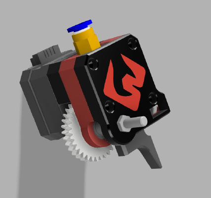 Pitan body for metal bowden fitting | 3d print model