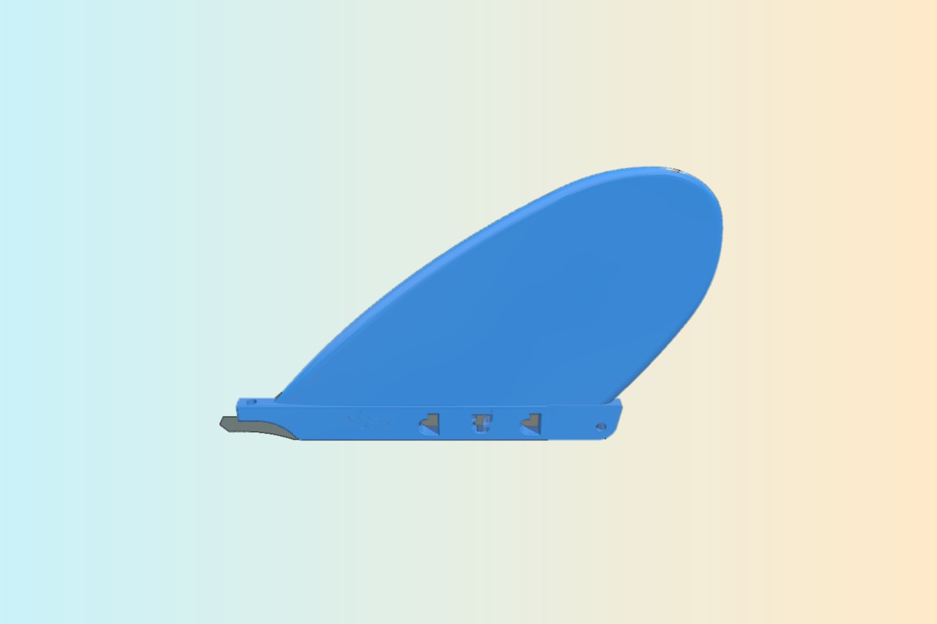 SUP surf fin by P2P Rescue