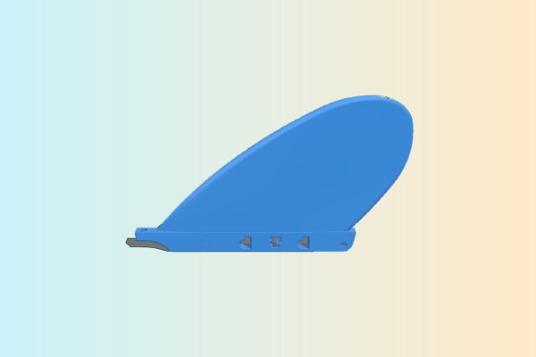 SUP surf fin by P2P Rescue | 3d print model