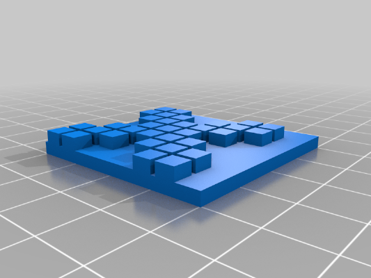 Original In-Game PacMan Font (Plain Background) | 3d print model