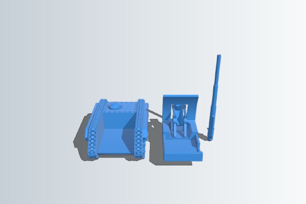 Hosytian Csilisab Self-Propelled Gun | 3d print model