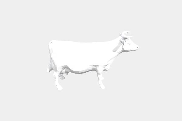 Cow nonormals | 3d print model