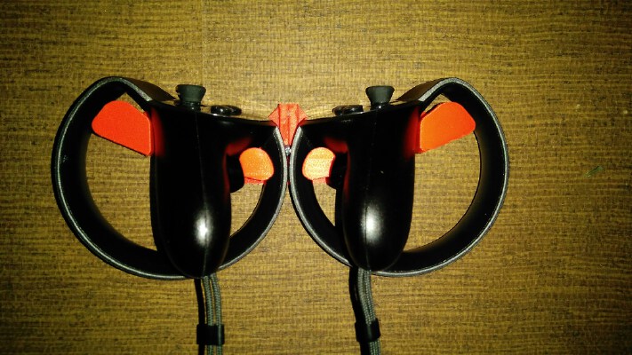 Small Printer Oculus Touch Controllers Wall Mount | 3d print model