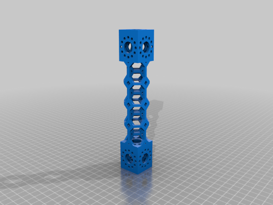 Trocta Beam - Truncated Octahedron Beam | 3d print model