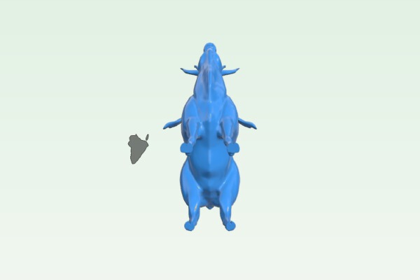 Roaring elk | 3d print model
