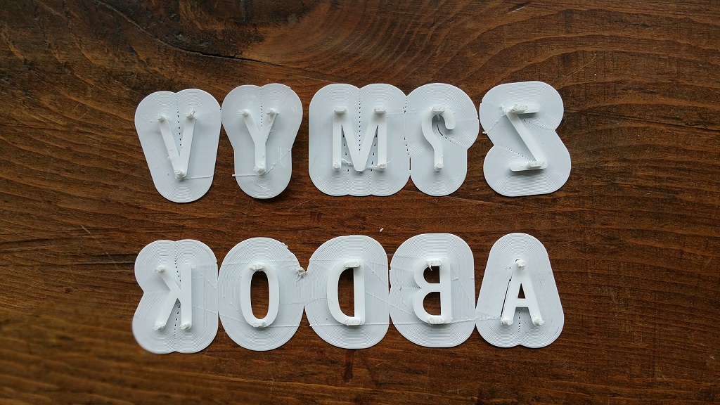 Spare letters full alphabet for letter board