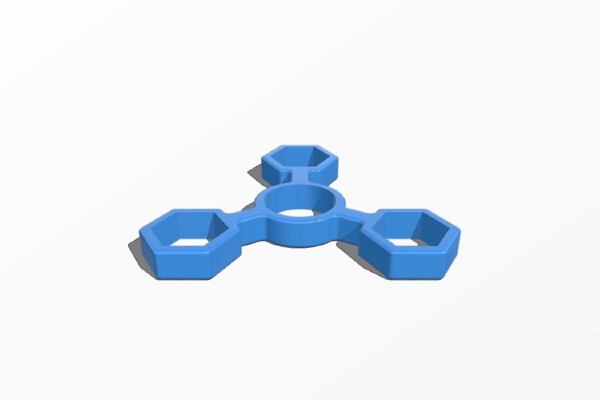 Fidget Nut Spinner - Wingnut2k #2 | 3d print model