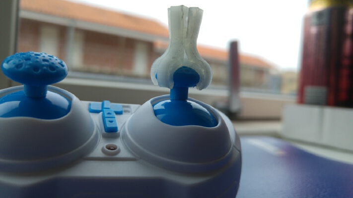 micro drone thumbstick extender | 3d print model