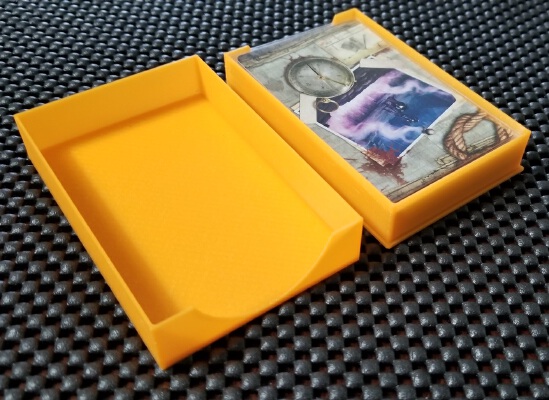 Deck Boxes for cards sleeved in FF Standard American Board Game Sleeves (Green) | 3d print model
