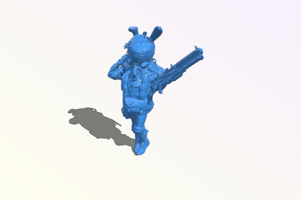 bunny buckshot | 3d print model