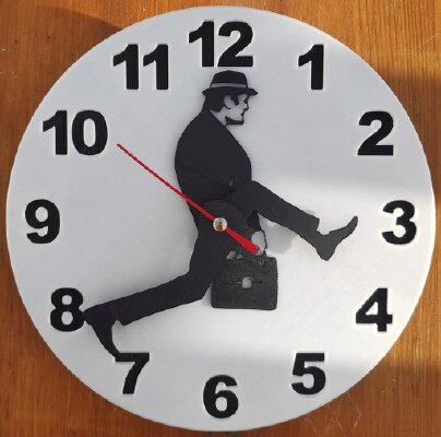 Ministry of Silly Walks Clock (remix) | 3d print model
