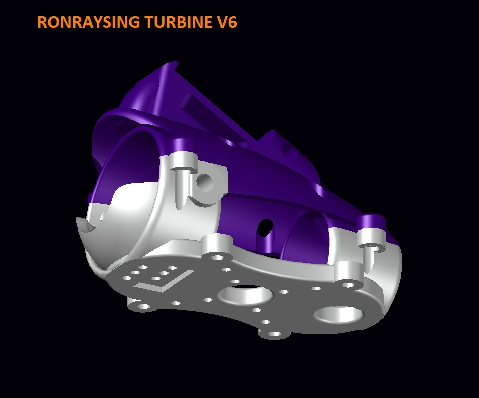RONRAYSING X-POD RACER TURBINE V6 (2pc body & smaller)
