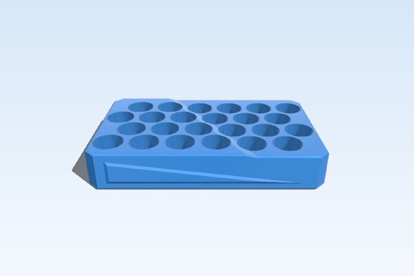 Rechargeable AA_AAA Battery Holder & Organizer | 3d print model