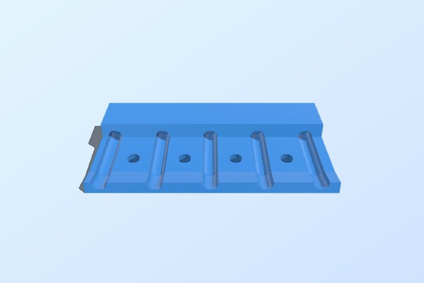 Prusa MMU2S Rear PTFE Holder | 3d print model