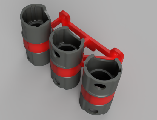 Dyson Wall bracket V8 V10 V11 Tool Holder for 6 tools | 3d print model