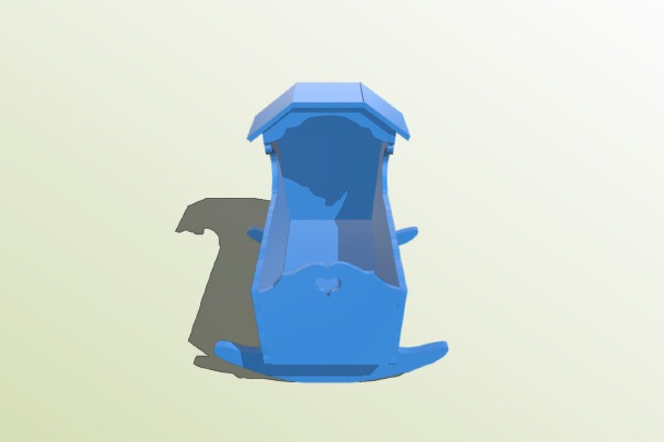 Rocking Cradle 1:12 scale | 3d print model