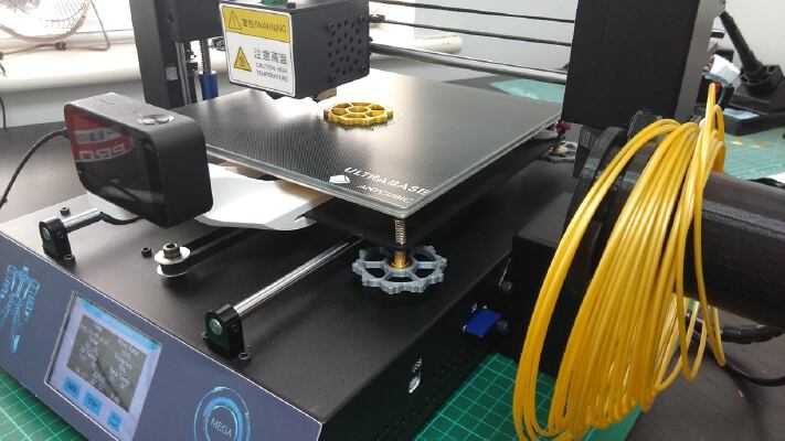 Bed level dial for i3 MEGA printer | 3d print model