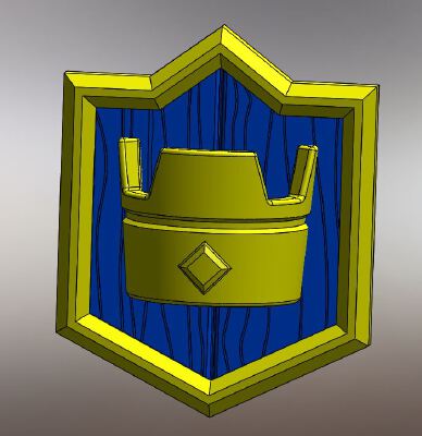Clash Royale, Wall Logo | 3d print model