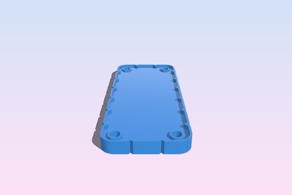 VEX IQ Blank License Plate | 3d print model