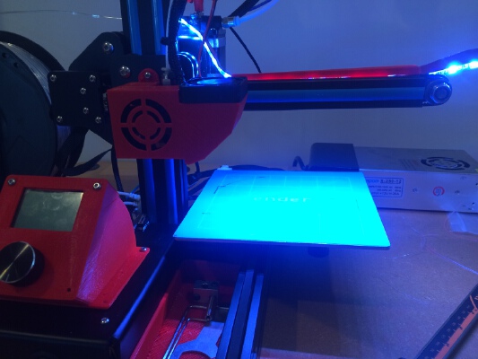 Creality Ender 2 LED Strip Mount | 3d print model
