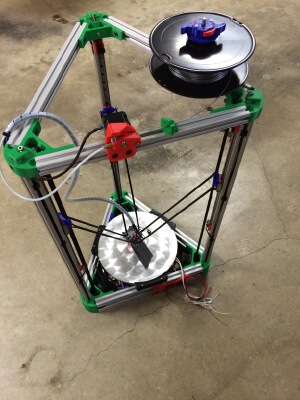 Delta Printer Frame Vertices (1x1") | 3d print model