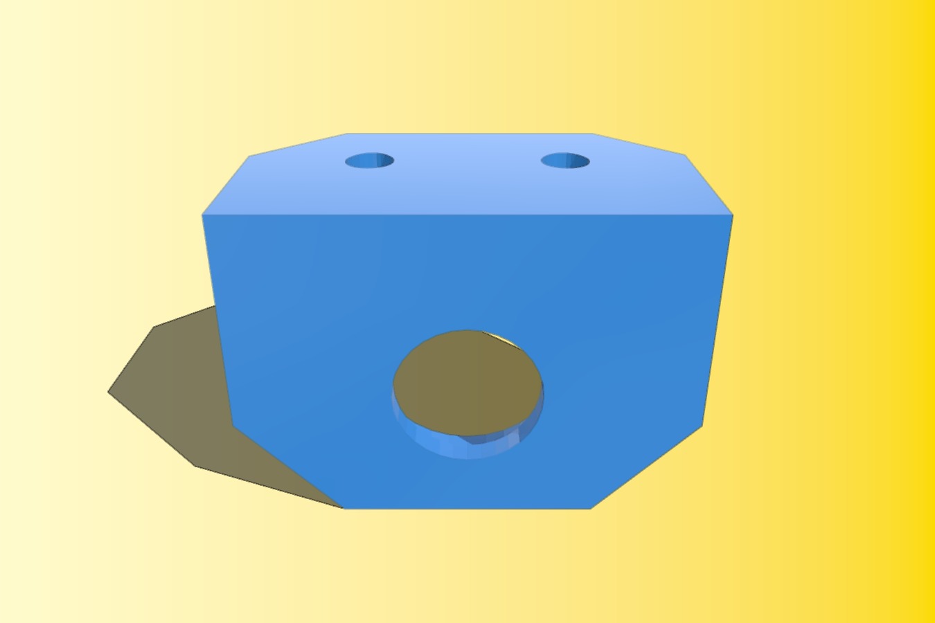 Vertical mounting 608 bearing holder
