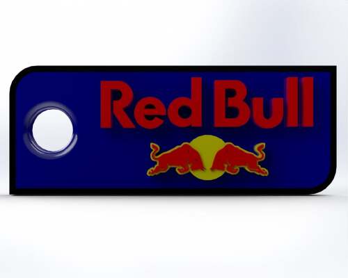 Formula 1 RedBull KeyChain | 3d print model