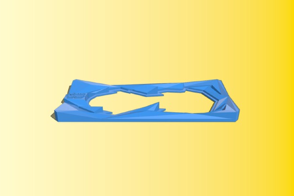 Asus strix water block cover | 3d print model