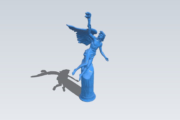Winged genius | 3d print model